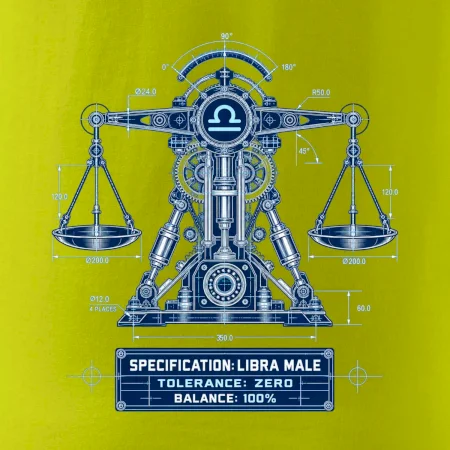 Váhy Engineering of Libra technický motiv