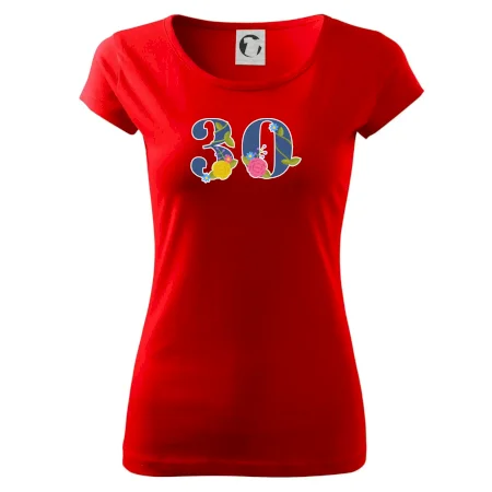 Kvetinové číslo kreslené - 30