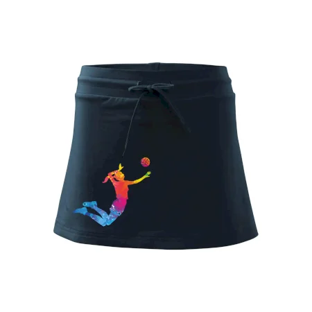 Volejbalistka splash s loptou