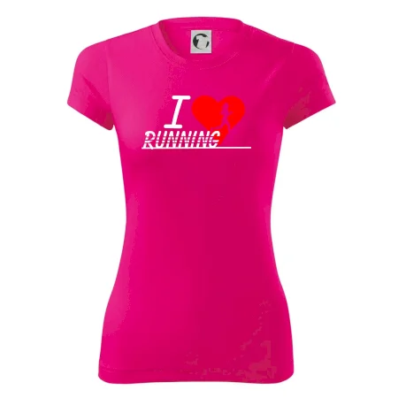 I love running dievča