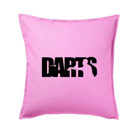 Darts - nápis so šípkarom