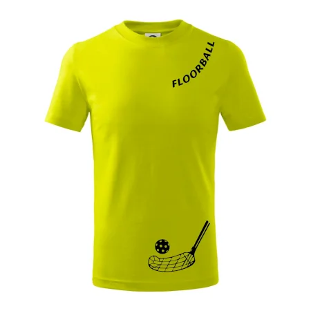 Floorball nápis šikmo