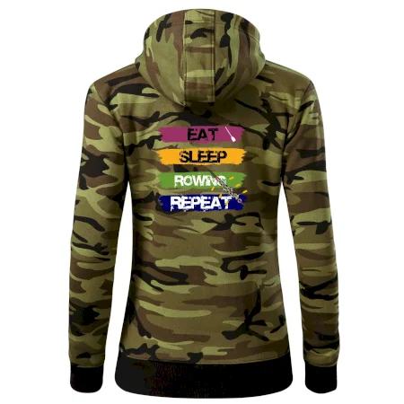 Eat sleep rowing repeat farebné
