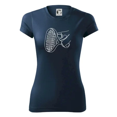 Tenisová raketa jedným ťahom