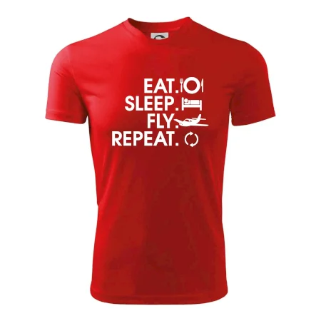 Eat sleep fly repeat