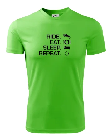 Ride Eat Sleep Repeat Kôň