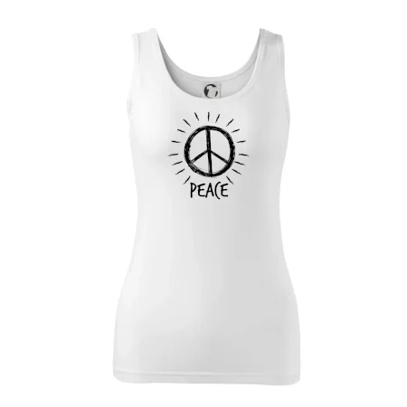 Peace symbol čiernobiely