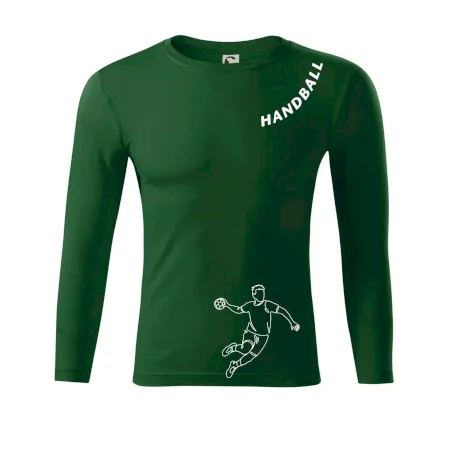 Handball nápis šikmo
