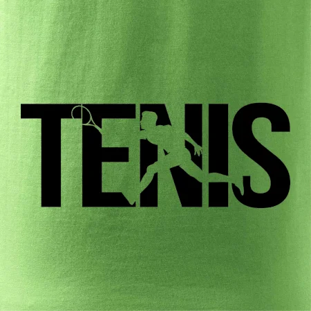 Tenis nápis silueta