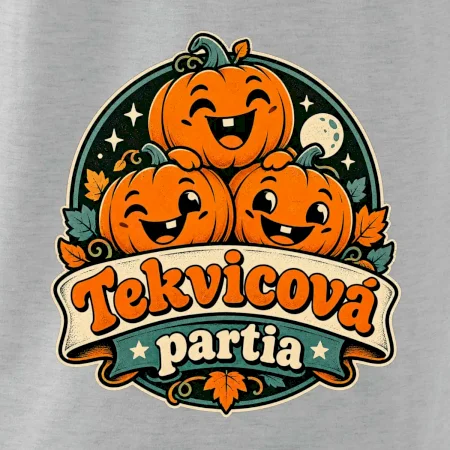 Tekvicová partia - tri veselé tekvice retro