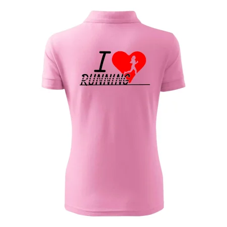 I love running dievča