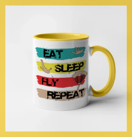 Eat Sleep Fly Repeat Paragliding