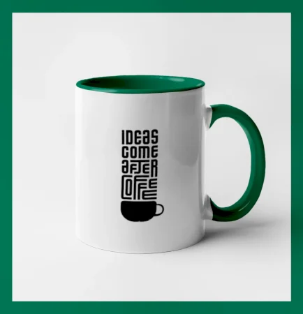 Ideas come after coffee