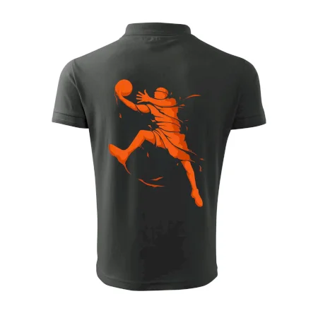 Basketball player splash