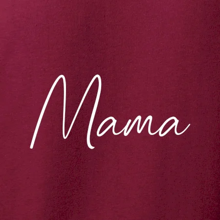 Nápis písací na prsiach - mama
