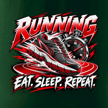 Bežecká topánka so stopkami eat sleep repeat