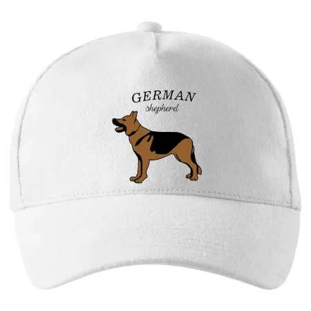 Nemecký ovčiak - hnedý s nápisom