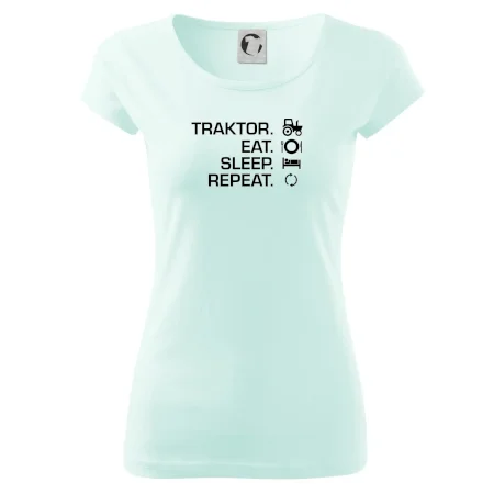 Traktor eat sleep repeat