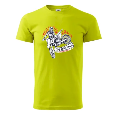 Motocross extreme sport fire