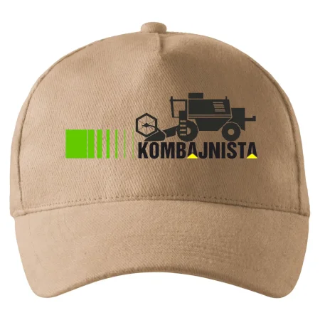 Kombajnista zelená a žltá