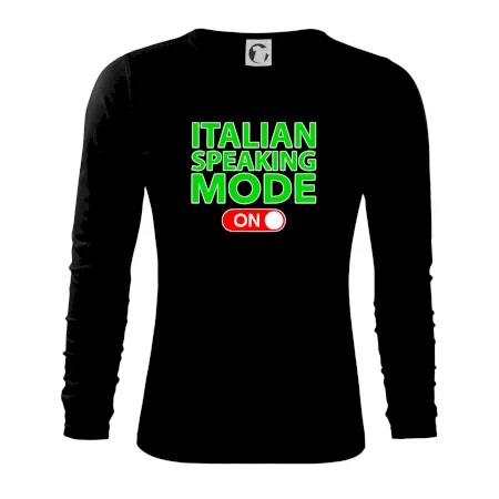Italian speaking mode - ON