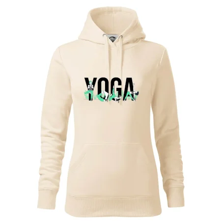 Yoga nápis farebný