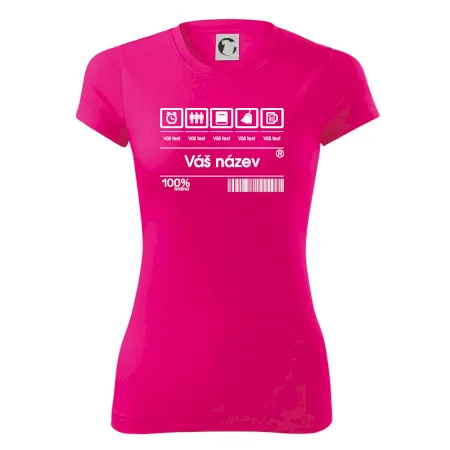 Čárový kód - Vlastní text