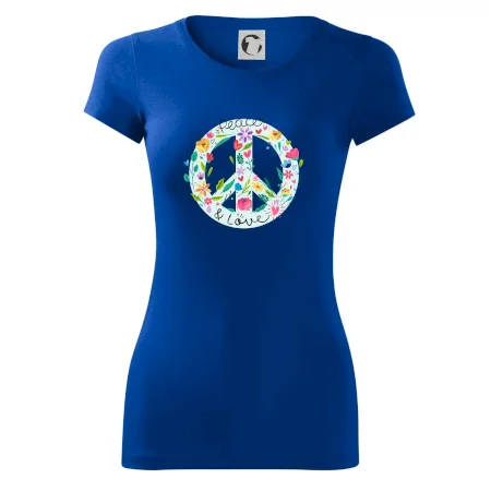 Peace and love symbol