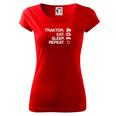 Traktor eat sleep repeat