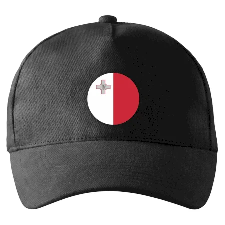Vlajka Malta okrúhla veľká