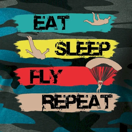 Eat Sleep Fly Repeat Paragliding