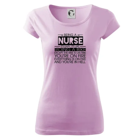 Being a nurse - bike