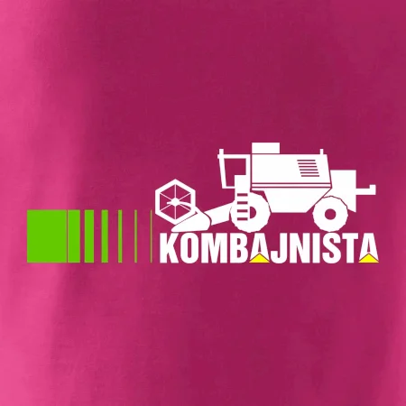 Kombajnista zelená a žltá