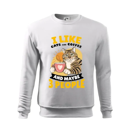 I like cats and coffee and maybe 3 people