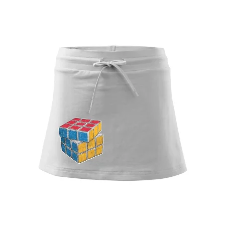 Rubikova kocka kreslená