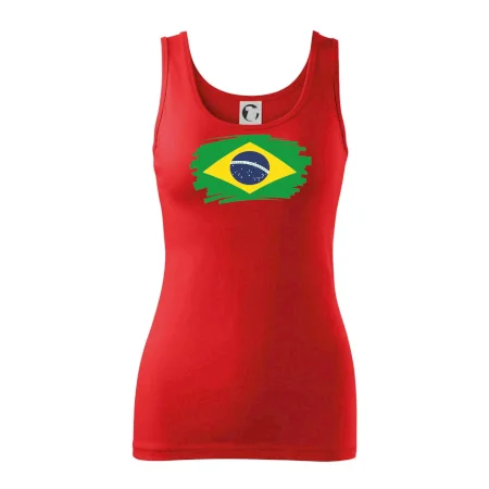 Brazília vlajka štetkou