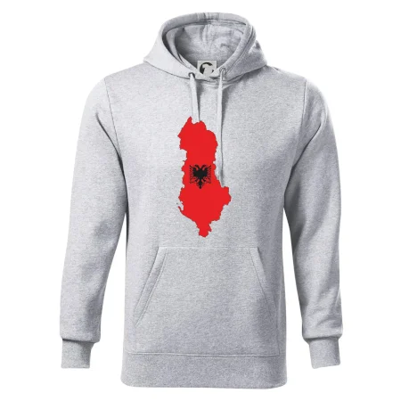 Albánsko mapa a znak