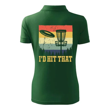 Disc golf player retro vintage