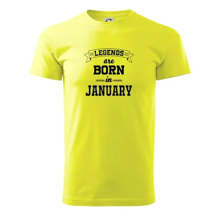 Legends are born in January