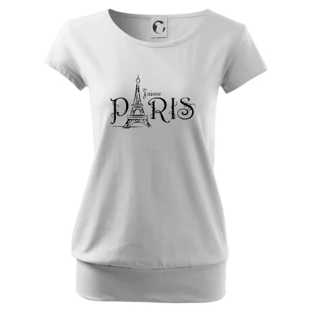 Paris nápis Eiffelovka rovný