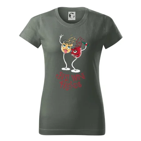 Best wine friends dancing (Pecka design)