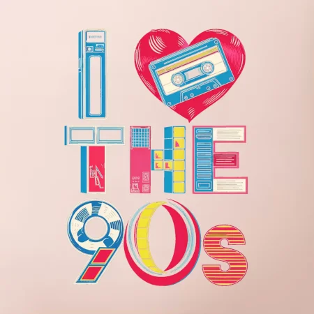 Aj love 90s - srdce a kazeta