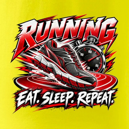 Bežecká topánka so stopkami eat sleep repeat
