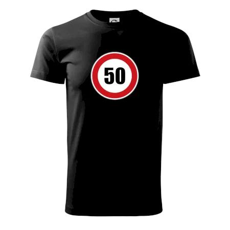Dopravná značka - obmedzenie rýchlosti 50