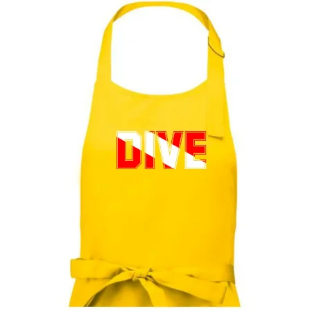 Dive nápis vlajka
