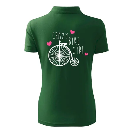 Crazy bike girl