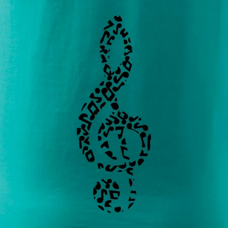 Husľový kľúč z nôt