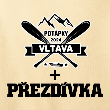 K vode - pádla hory (vlastný nápis)