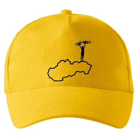 Mapa Slovenska - cyklista