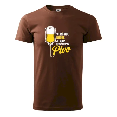 V prípade núdze je moja krvná skupina pivo